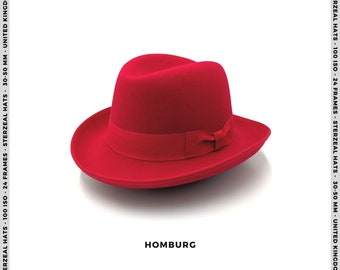 Classic Black Homburg Hat Mens 