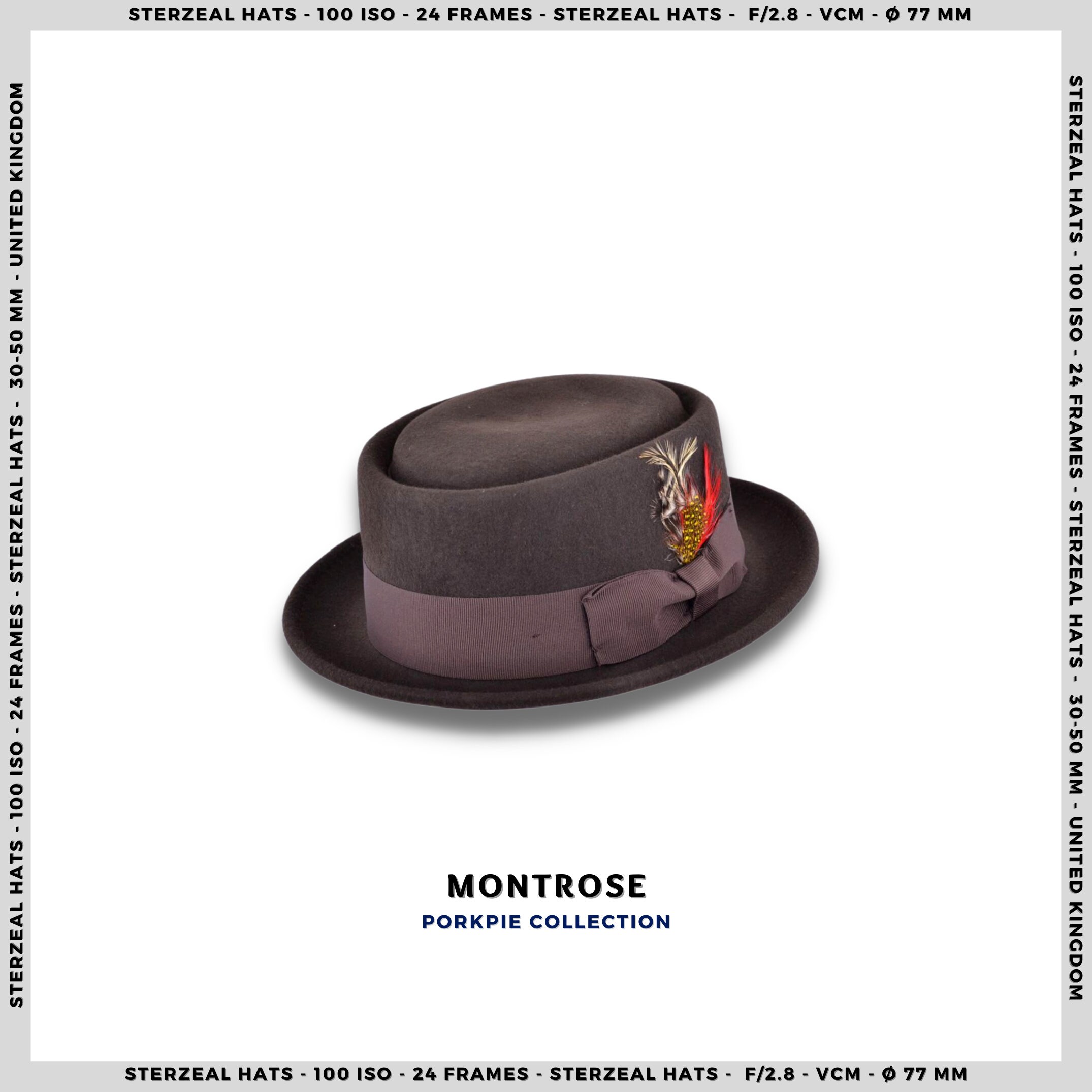 MONTROSE Pork Pie Pork Pie Fedora 