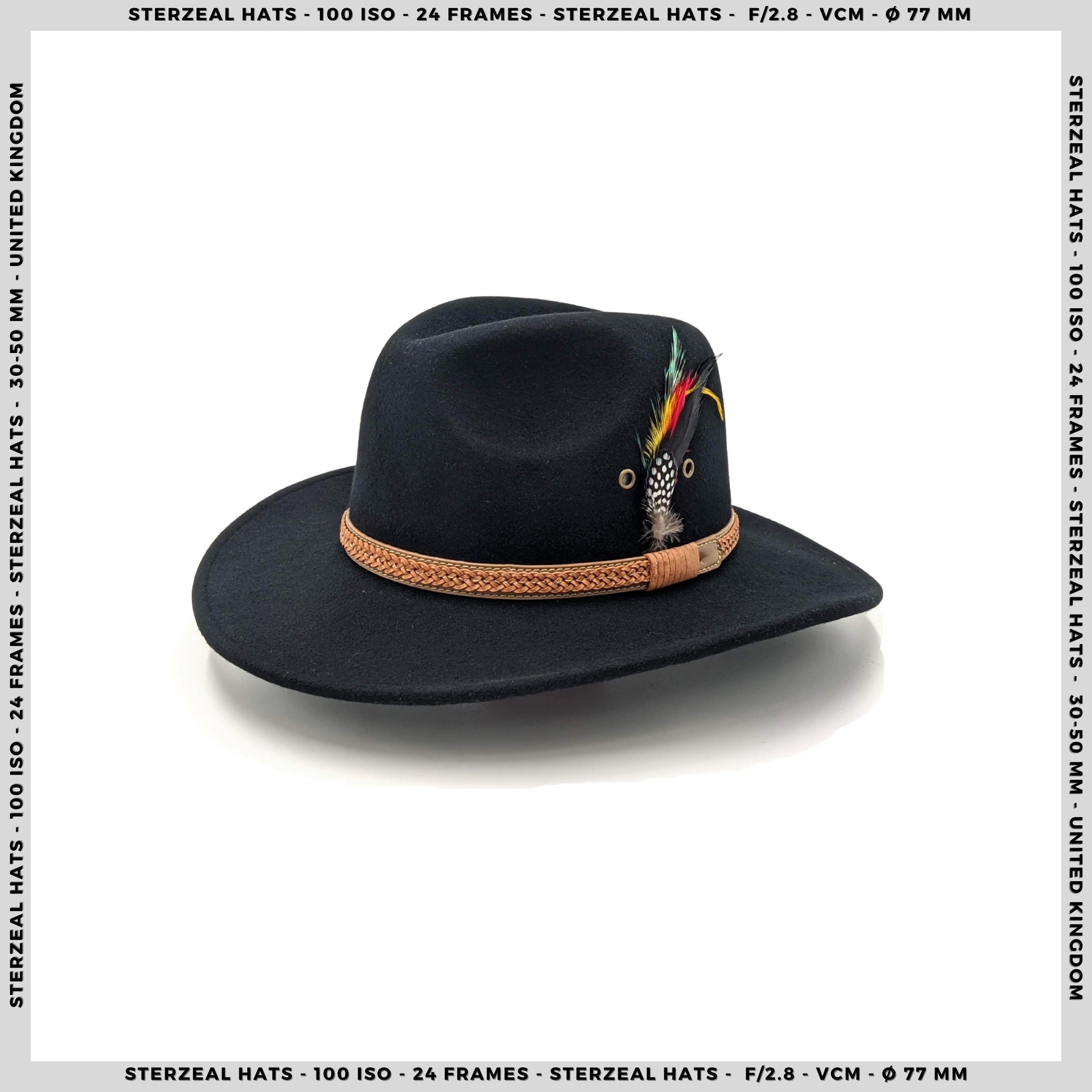 SPECTER Cowboy Hat Teardrop Large Brim 