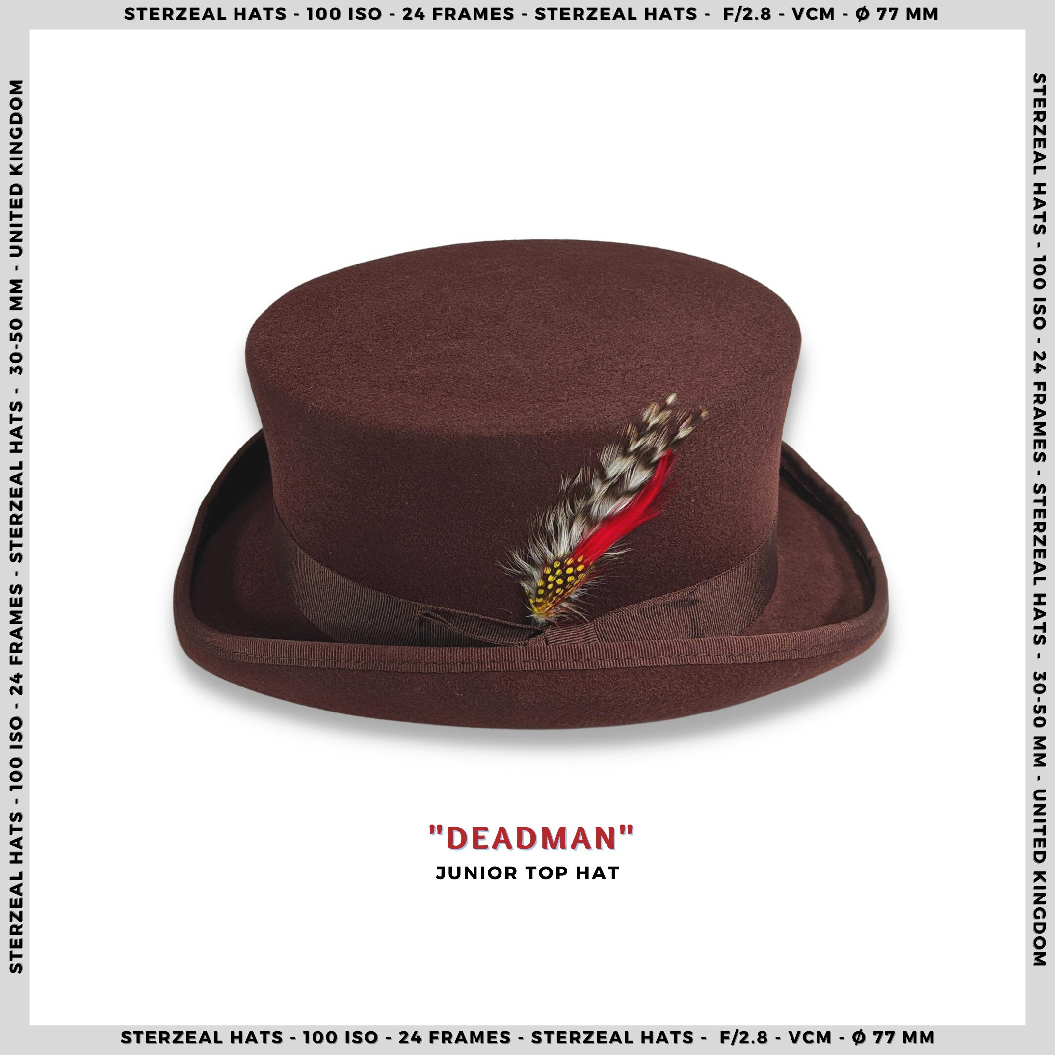 DEADMAN Top Hat Wedding Top Hat Vintage 