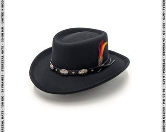 STALLION FREE FEATHER Cowboy Hat Water 