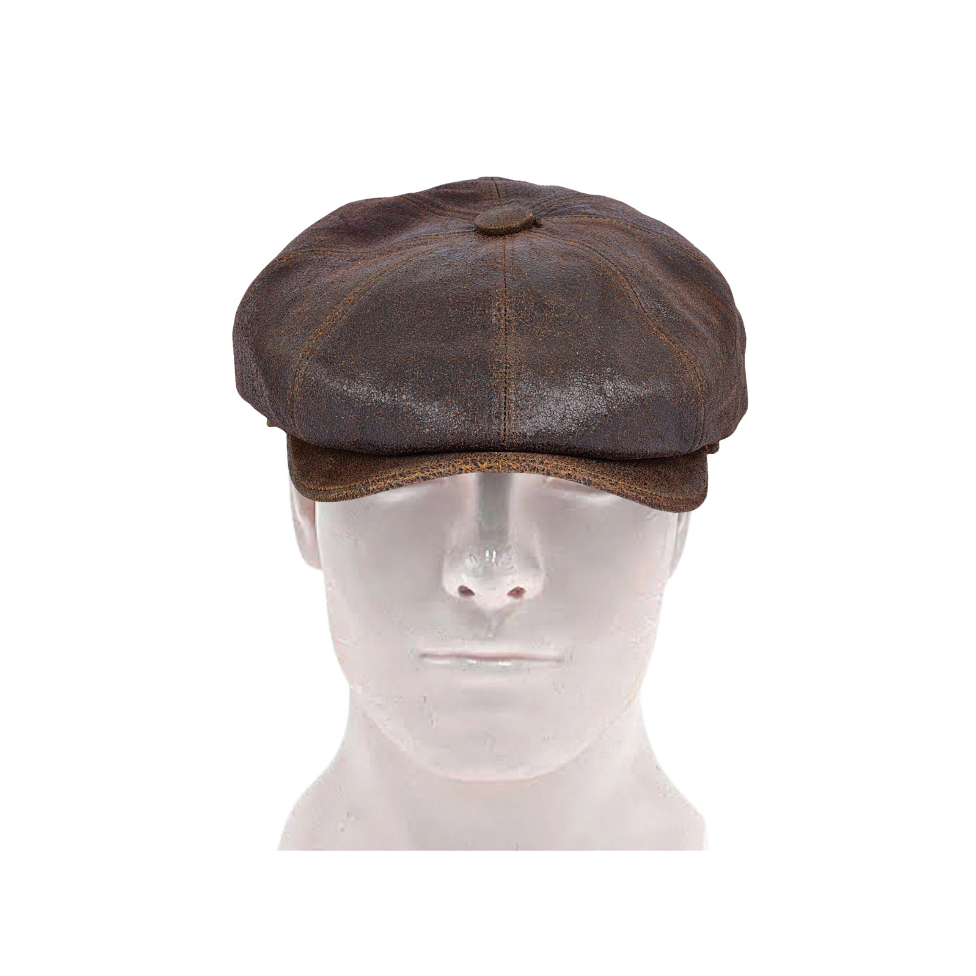 Cognac Colored Distressed Hat with LV Leather Patch – Beauty Bird Vintage