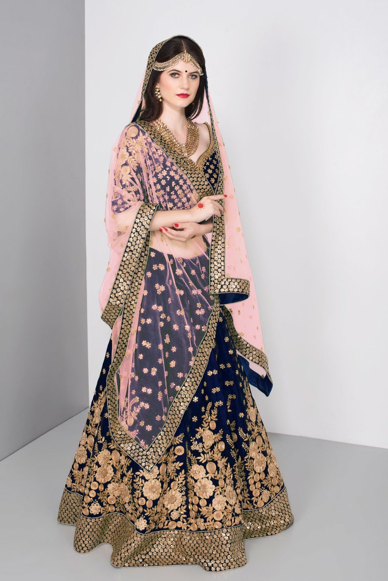 EtSy end of Season Sale Soft Net Grey Designer Lehenga Choli For Indian Traditional woman Fashion On Bridal Wedding Outfit