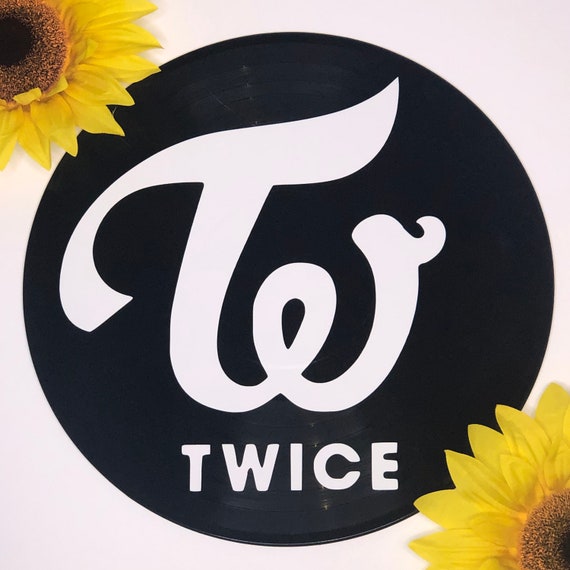 Twice Logo Inspired Kpop Vinyl Record Art Wall Decor Music Etsy