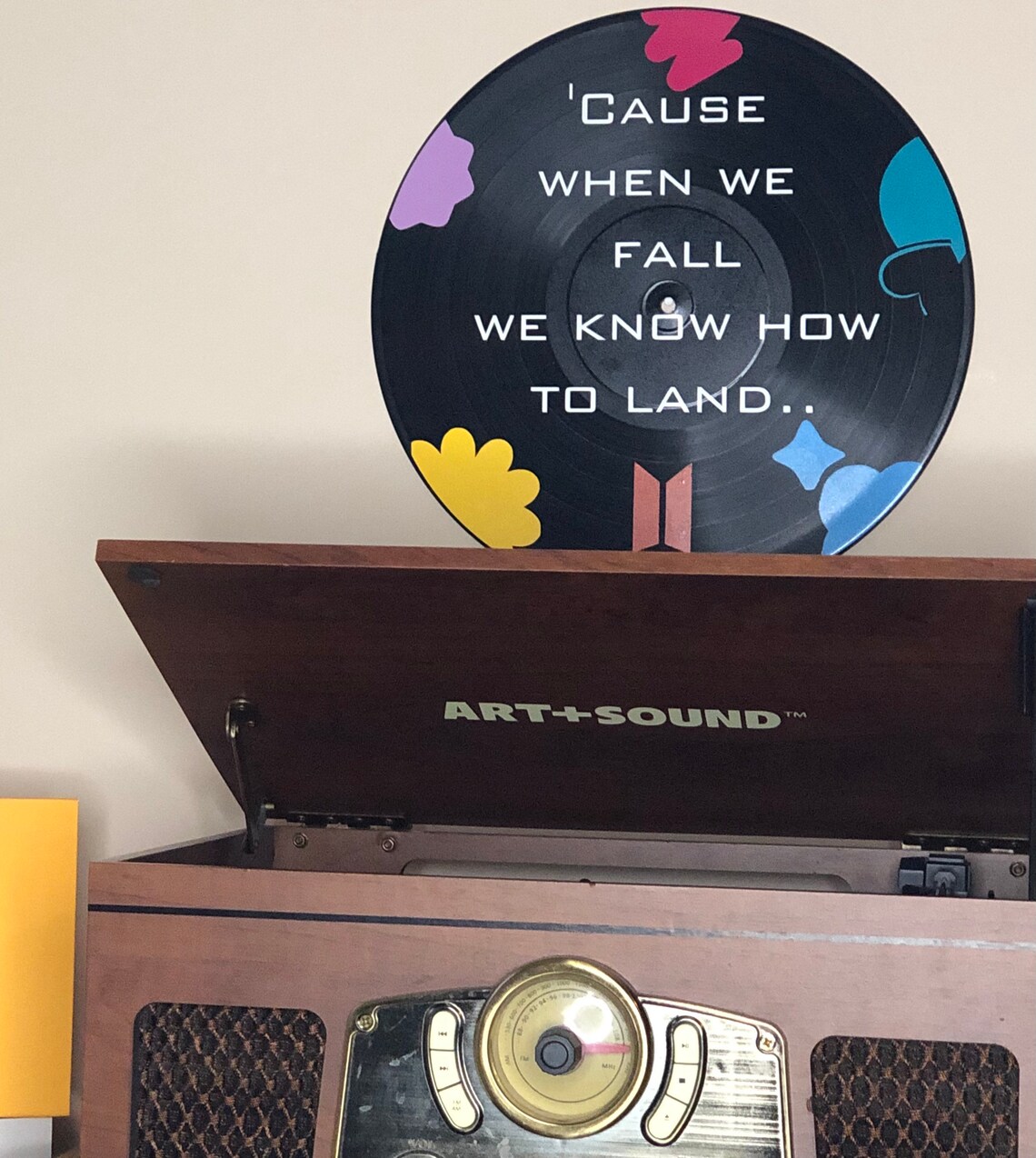 BTS Inspired Permission To Dance Vinyl Record Art / KPop