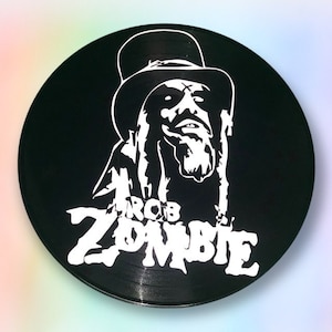 Rob Zombie Inspired Vinyl Record Art / Wall Decor / Music Art / Rock Music / Gifts For Music Lovers