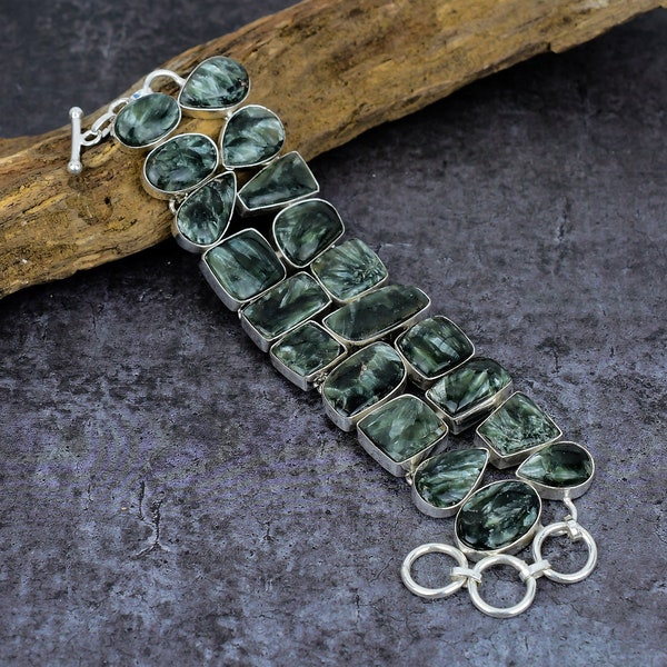 Dark Green stone *** bracelet main image 1