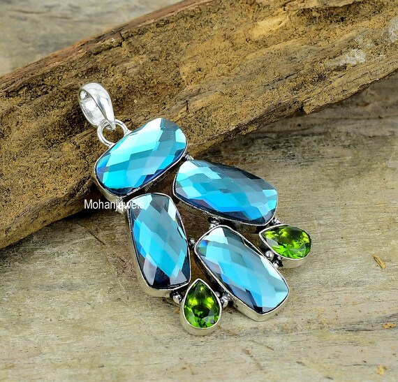 天然 ミスティック トパーズ ネックレス ピアス セット レディース ピンクゴールド 加工 天然石 お守り 希少石☆ミスティックトパーズのひと粒ネックレス｜14Kgf｜11月誕生石