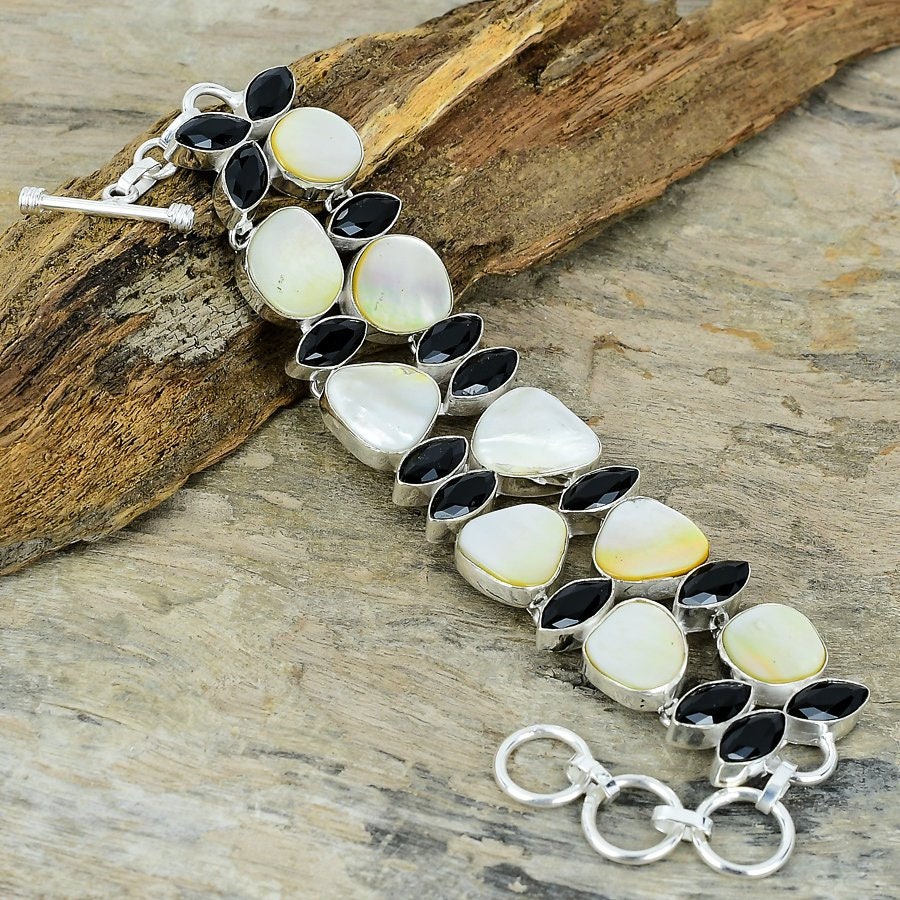 ★人気★【SHOVEOFF】 Star Coin Silver Onyx Bead bracelet il_fullxfull.2922946439_1lhl.jpg