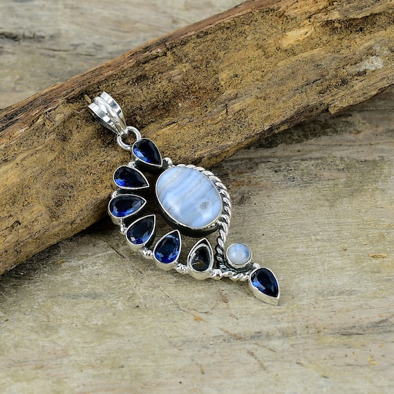 Colgante Gemstone 35-40 Mm Collar De Cuarzo Natural Con Colgante De Piedra - Cristal De Curación, Ajustable 45-60cm, Para Energía Y Bienestar Joyería Piedra Feng Shui Reiki