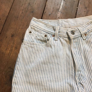 Levis railroad stripe jeans clearance