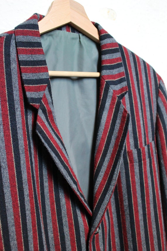 Vintage 1960s Striped Boating Regatta Blazer - The