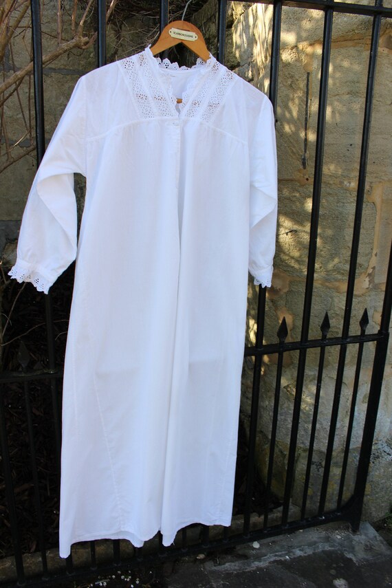 Vintage Victorian Cotton Nightdress/Summer Dress -
