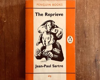 Andlösheten - Jean-Paul Sartre - 1963 - Vintage Penguin Books - Vintage Fiction - Moderna Klassiker - Existentialism