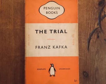 The Trial - Franz Kafka - 1953 - First Thus - Vintage Penguin Books - Vintage Fiction