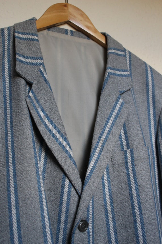 Vintage 1960s Merc Striped Boating Blazer - Dandy