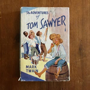 The Adventures of Tom Sawyer - Mark Twain - 1959 - Vintage Collins Books - Vintage Children's Fiction