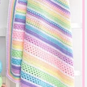 Handmade Crochet Blanket, Baby gift, Baby shower gift, Warm Blanket, New baby gift, Crochet baby blanket, Hand crocheted