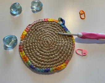 Double Sided Jute Scrubby