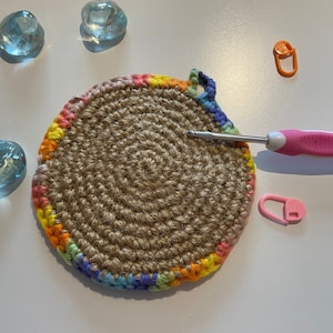 Eco-Scrubber, Hand Crocheted Dish Scrub, Kitchen Scrubbies, Dish Cloth Scrubbers, Eco Cleaning, Reusable, Plastic Free