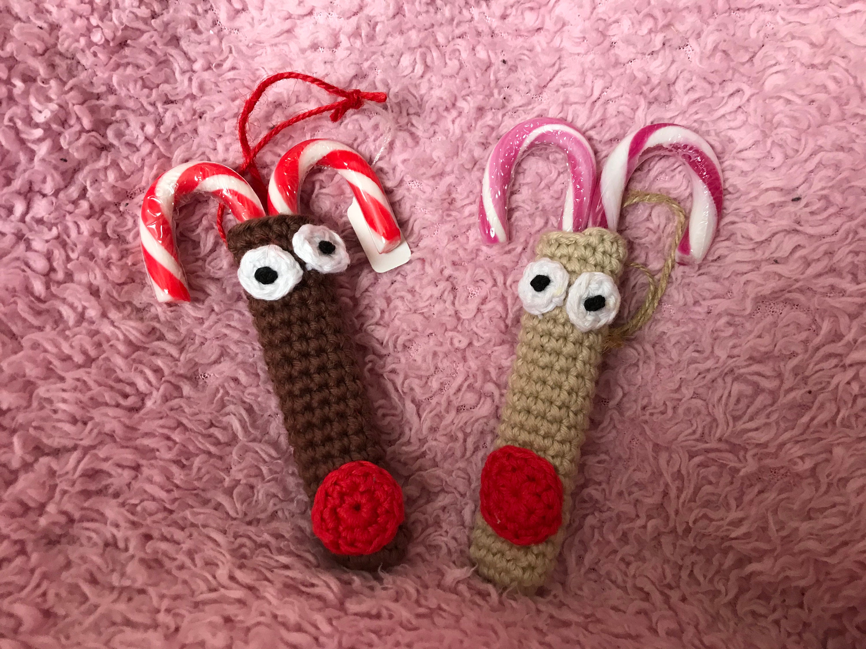 PATTERN ONLY Candy Cane Reindeer - Etsy