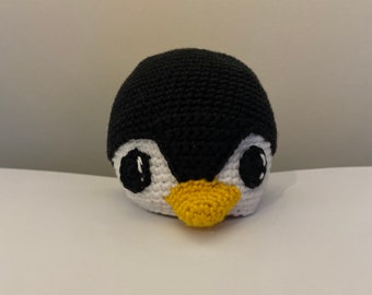Crochet Penguin Chocolate Orange Cover, Novelty Christmas Gift