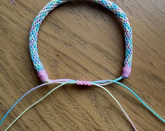 Japanese braided bracelet, friendship bracelet