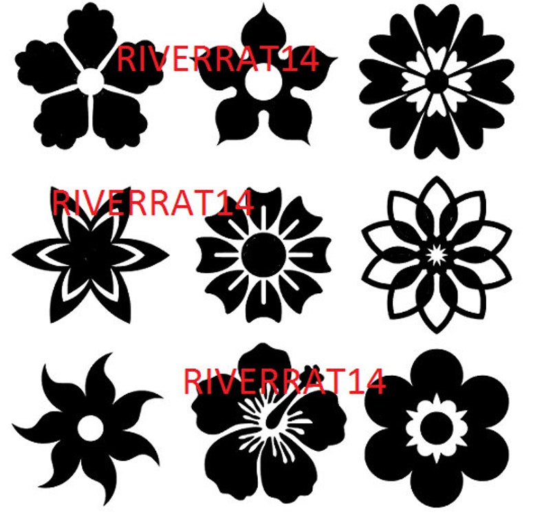 Download FLOWER BUNDLE SVG instant download files flowers svg cute ...