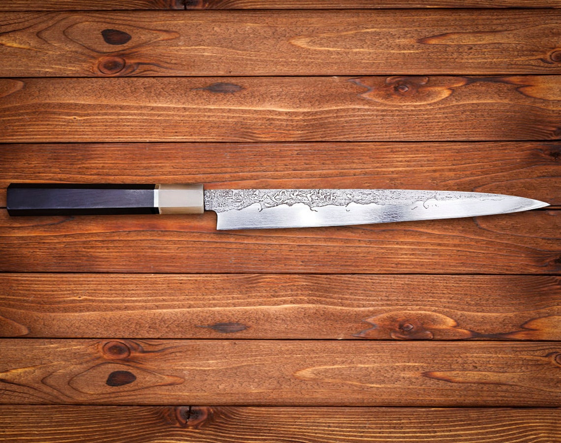 Japanese yanagiba bocho sashimi slicer knife. Etsy
