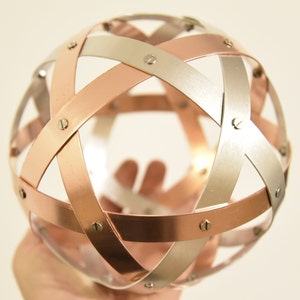 Genesa Pentasfera [Natural Energy Purifier Device] in Pure Copper and Aluminum SYMMETRIC BAND WEAVING