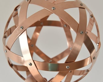 Genesa Pentasfera [Natural Energy Purifier Accumulator] in 99% Pure Copper SYMMETRICAL BANDS INTERLACING!