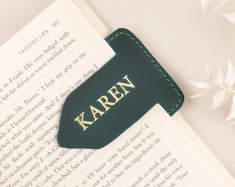 Gifts for reader, Set of Leather Bookmarks, Personalized Leather Bookmark, Gift for Book Lover, Arrow Shape Leather Bookmark, Wedding Gift
