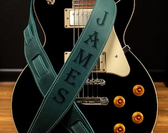Personalized guitar strap, Bass Guitar Strap, Guitar strap custom, Leather Guitar Strap,Gift for Musician, Guitar Player Gift, Birthday Gift