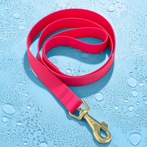 Waterproof Dog Leash, Dog Leash, Dog Accessories, Rubber Dog Lead, Weather Resistant Dog Leash, Vegan Dog Leash, Gift for Pets