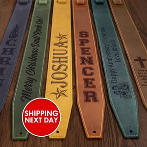 Christmas guitar strap shop