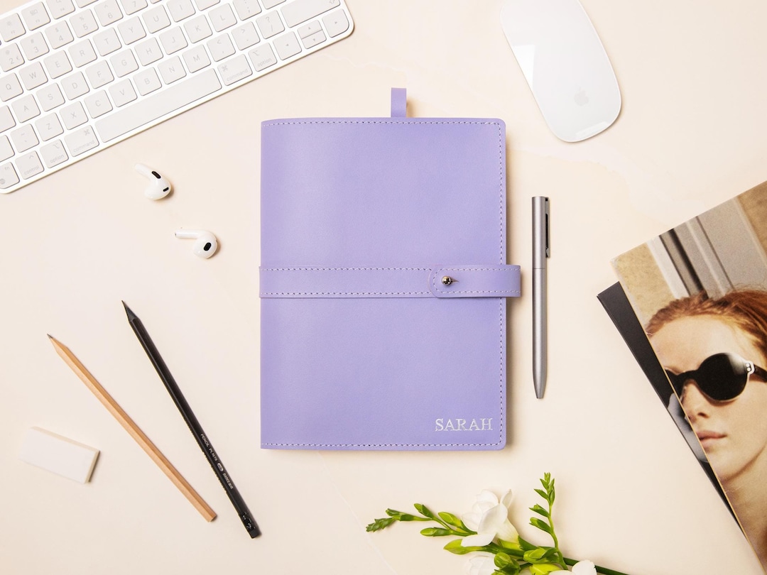 Leather Planner, Student Planner, A5, A6, Notebook Cover, Personalized ...
