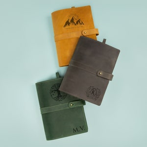 Leather Journal, Boyfriend Gift Ideas, Personalized Leather Journal, Book Cover, Notebook, Gift For Her, Journal Personalized