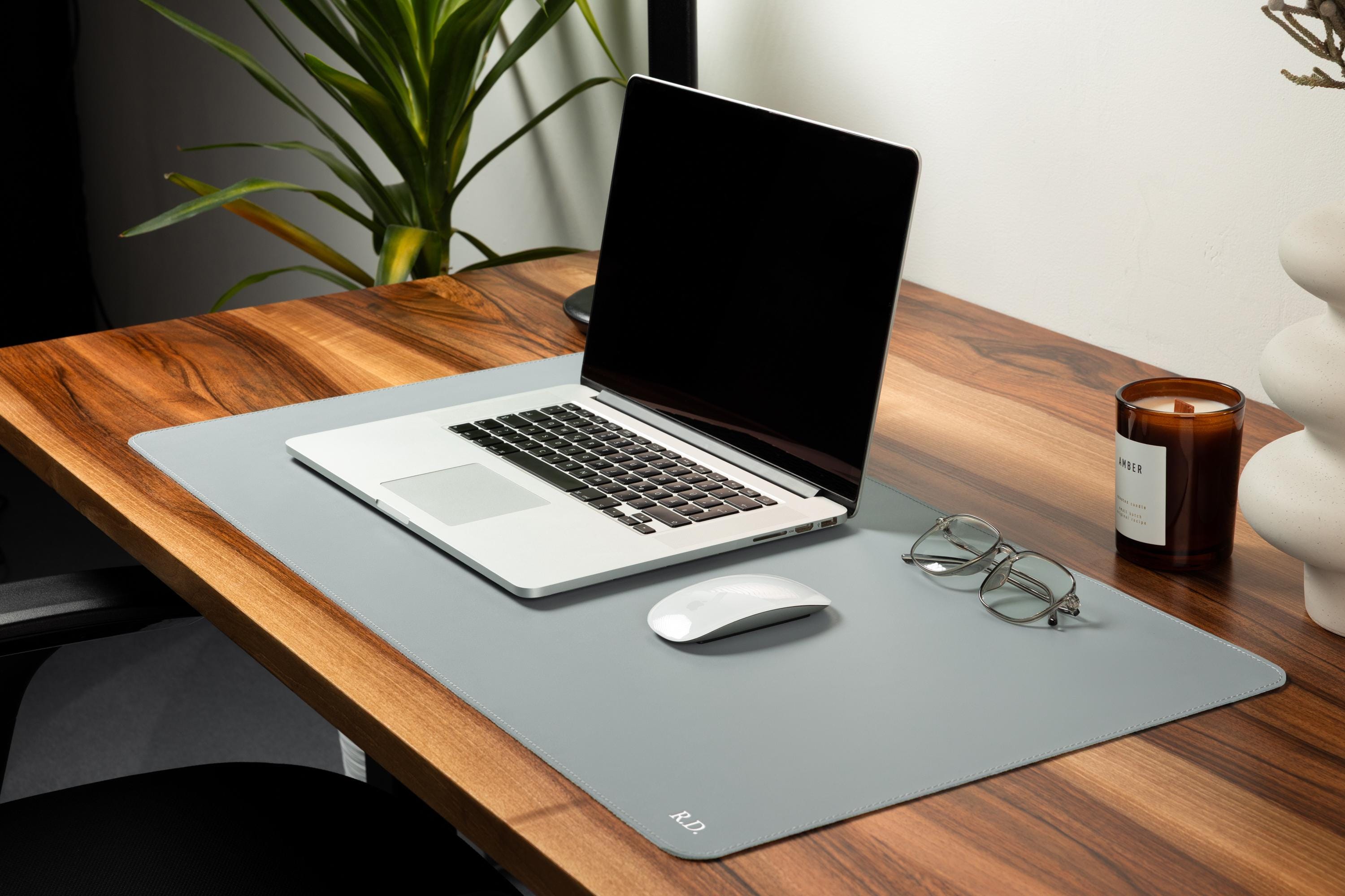 Under Computer Table Mat Laptop Desk Mat, Leather Desk Mat, Mouse Pad, Personalized Desk Pad ...