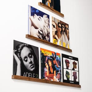 Vinyl Record Display Shelves, Wall Shelves for Vinyl Records, Album Display Shelves, Vinyl Records Holder