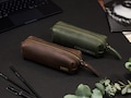 Personalized Pencil Case, Genuine Leather Handmade Pencil Holder, Father's Day Gift, Pencil Pouch, Personalized Gift, Teacher, Student Gift product logo