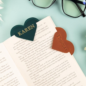 Leather Bookmarks, Personalized Leather Bookmark, Gifts for readers, Gift for Book Lover, Custom Leather Bookmark, Wedding Gifts