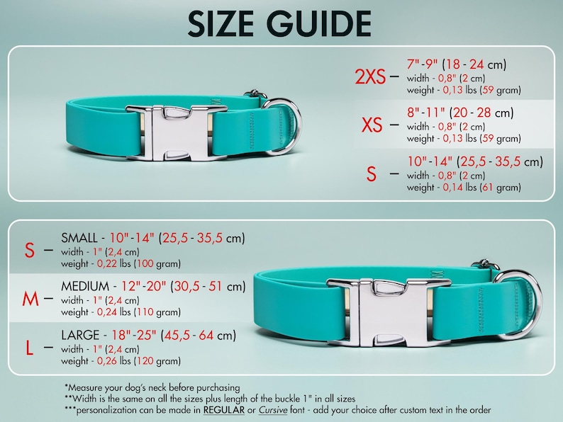 Collar impermeable para perro, collar para mascotas, collar para perro, collar resistente al agua, collar para perro personalizado, collar para perro personalizado, correa para perro, regalos para mascotas imagen 9