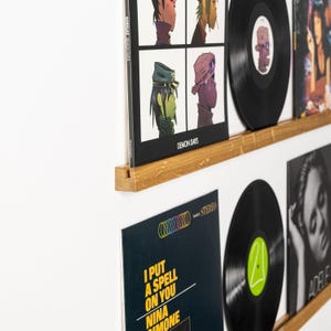 Vinyl Record Display Shelves, Vinyl Records Holder, Wall Shelves for Vinyl Records, Album Display Shelves image 10