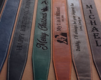 Gitarrenband, Personalisiertes Gitarrenband, Ledergitarrenband, Geschenk für Musiker, Jubiläumsgeschenk für Ihn