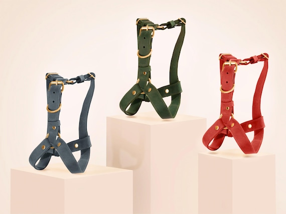 Dog Harness, Leather Chest Harness, Puppy Harness, Soft Dog Harness, Small and Large Dog Harnesses, Gifts for pets