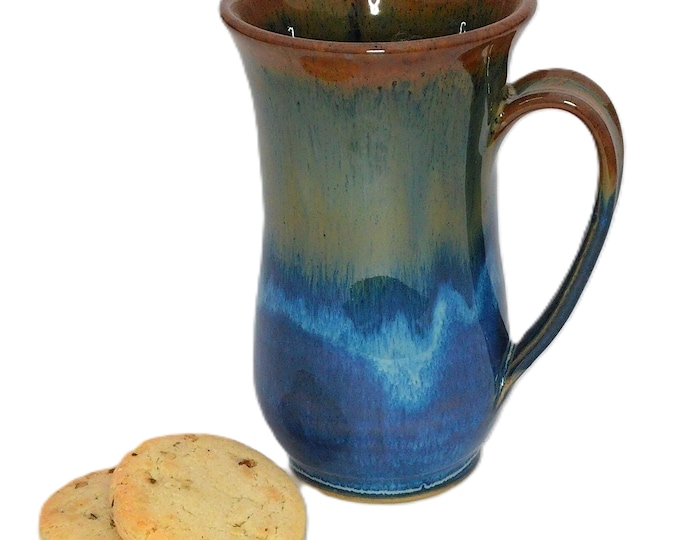 Tall cup Blue Moon glaze