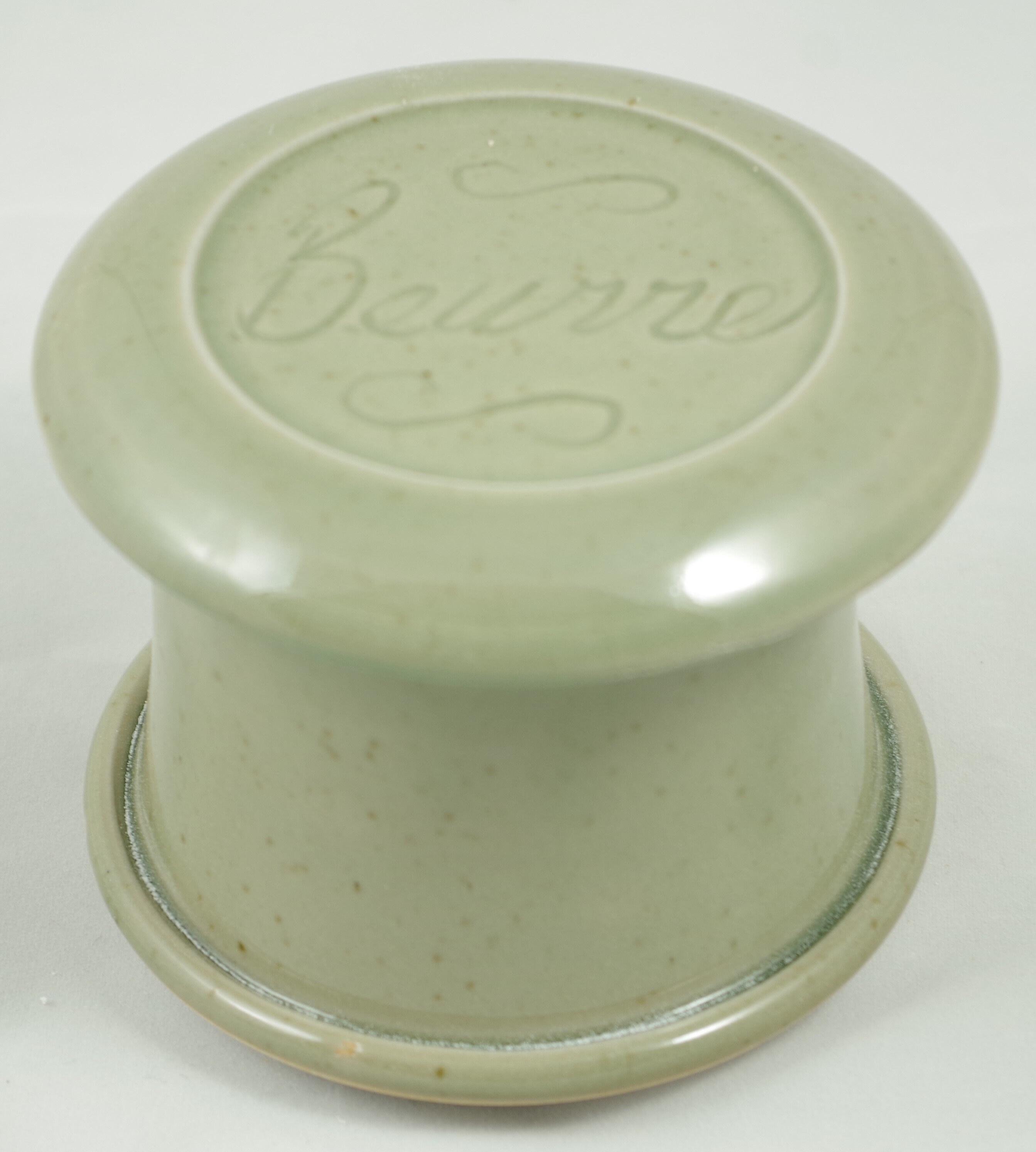 Celedon BeurreFrench butter dish sometimes called a french butter