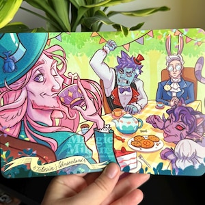Ruolo critico non ufficiale Caduceus, Mollymauk, Ashton e Percy nel Paese delle Meraviglie/Vox Machina Mighty Nein/Dungeons and Dragons D&D DnD Fanmade