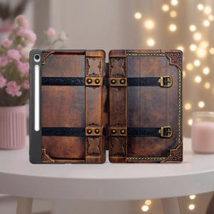 Vintage book print for Galaxy A11 A7 lite Case ancient design Samsung S11 S10 Tab S7 Plus S6 A9 Cover elegant S8 Ultra S9 FE Steampunk gifts