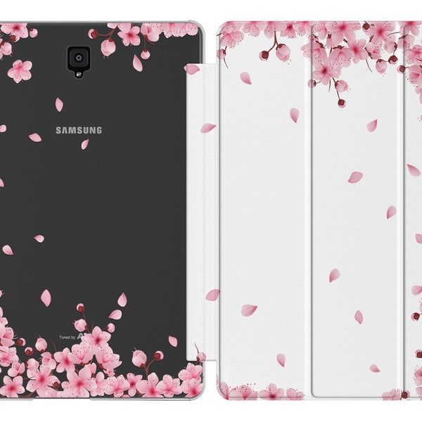 Kirschblüten für Samsung Tab S4 10.5 rosa Blüten Tablet Fall A 8.0 S9 ultra s2 Fall ästhetische Abdeckung S6 Lite Blumen Galaxy Tab S7 Natur